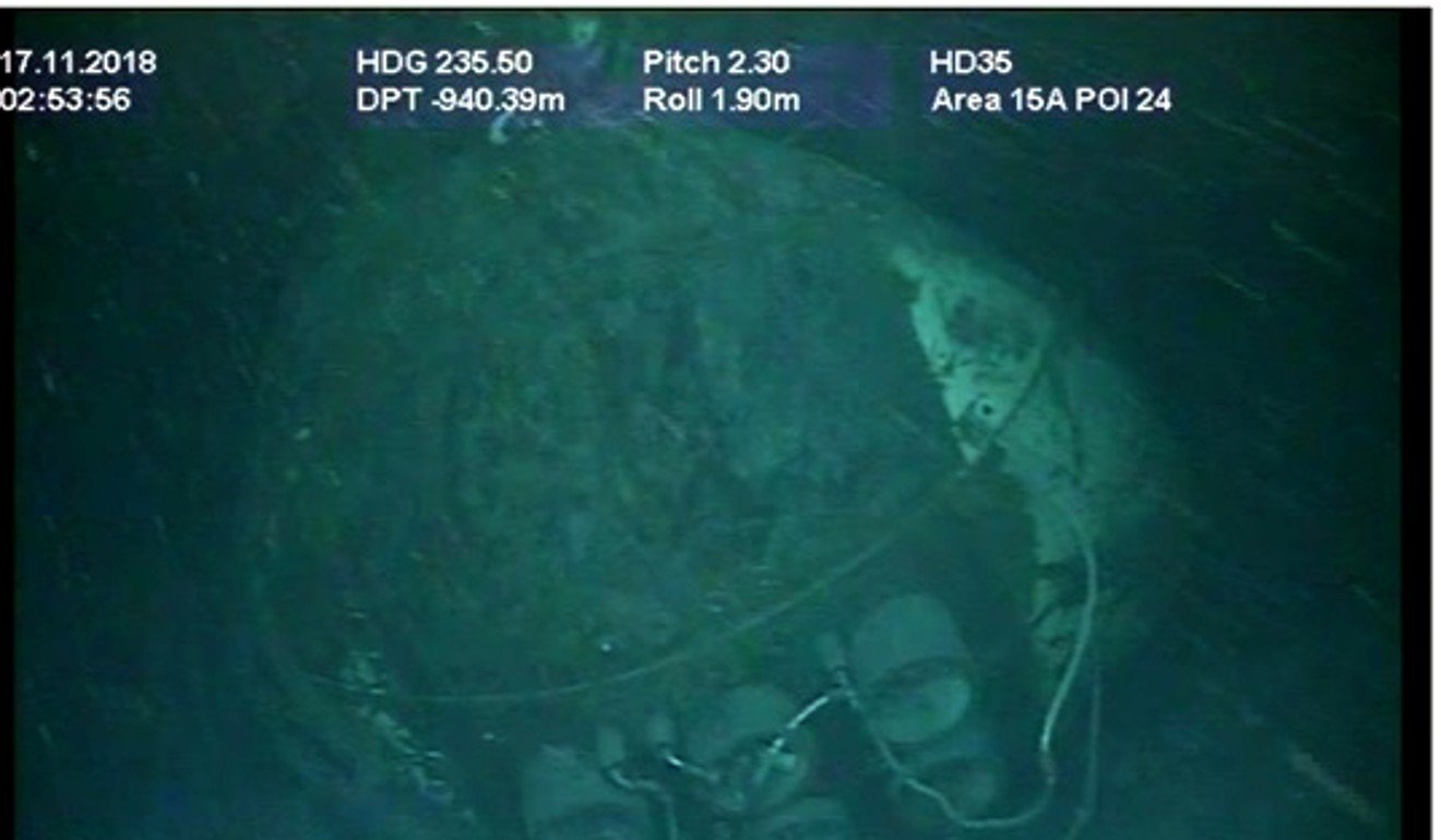 Solrig Natura Professor Haunting photos show Argentine submarine wreck in its Atlantic grave 800  metres deep | South China Morning Post