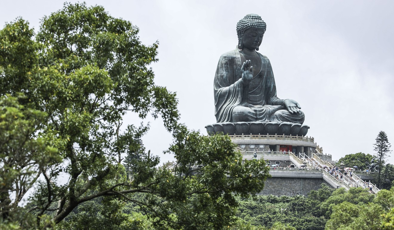 The Buddha statue on Ngong Ping, Lantau Island. Photo: Nora Tam