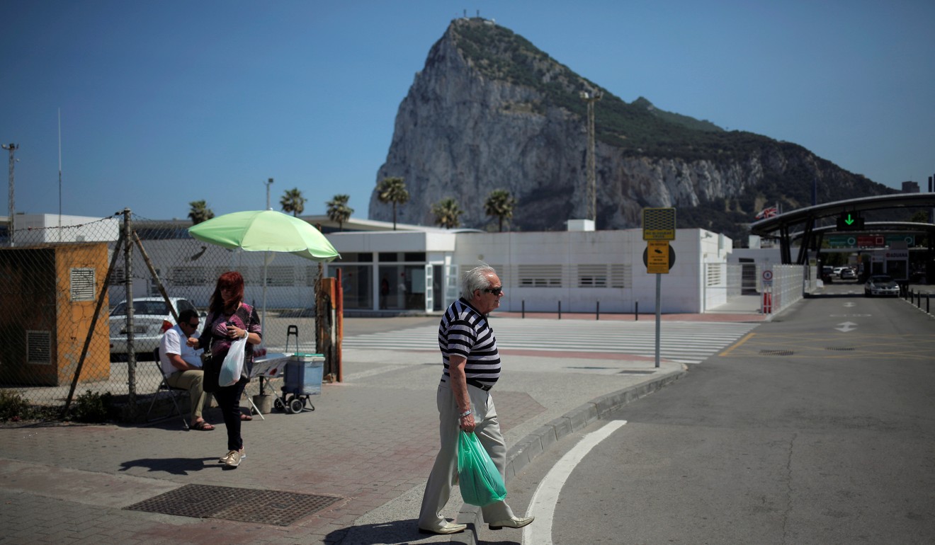 The border between Spain and Gibraltar. Photo: Reuters