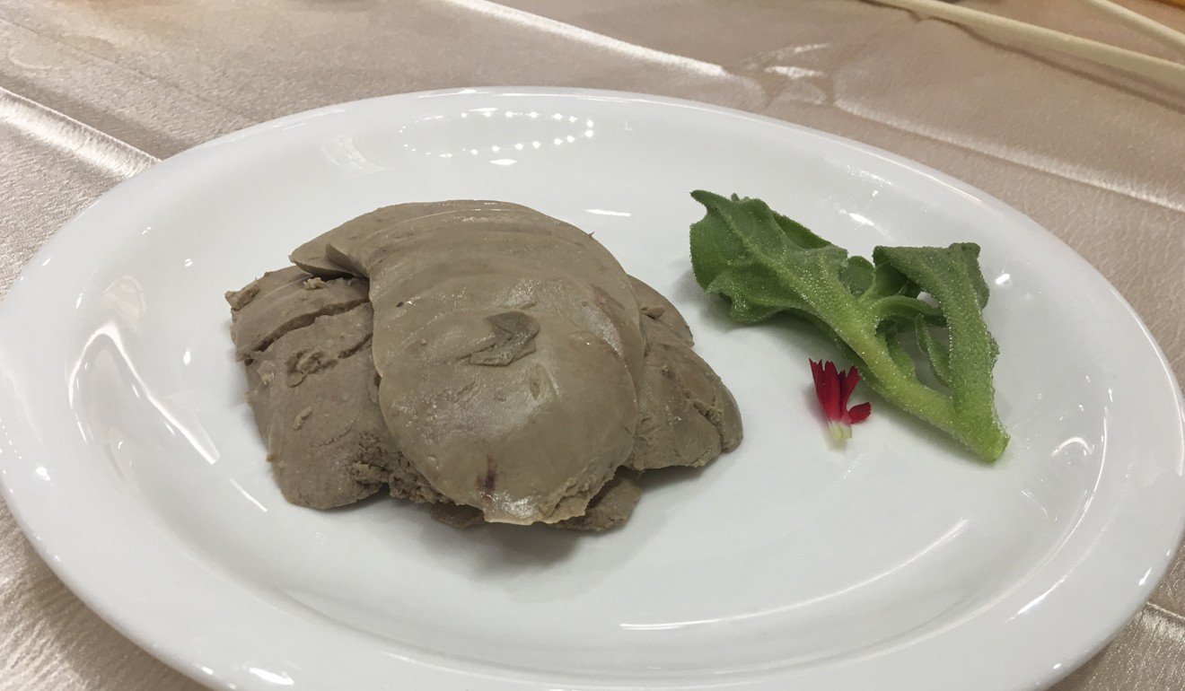 Salted water duck liver at Quanjude. Photo: Elaine Yau