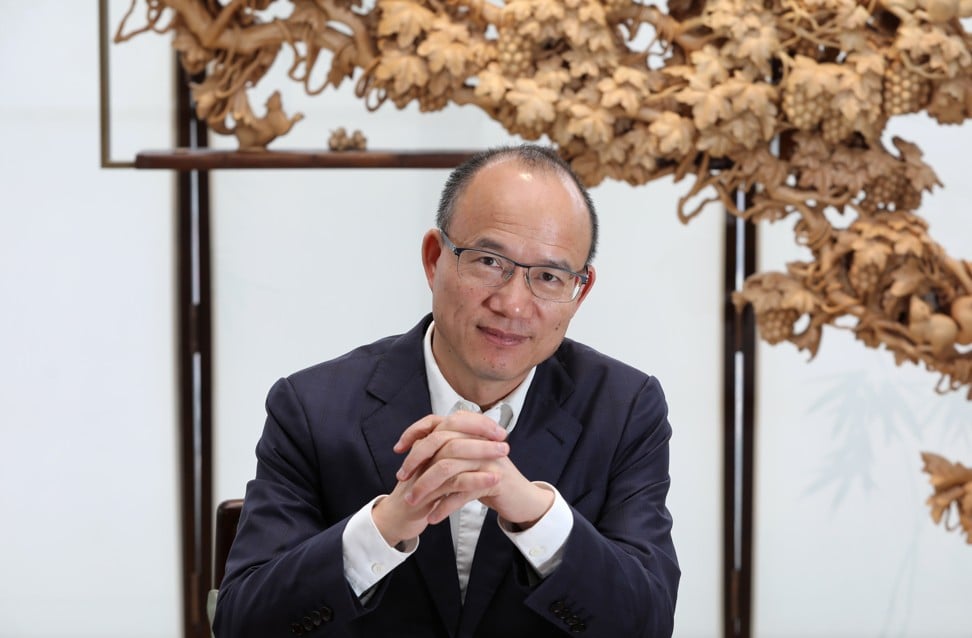 Guo Guangchang, photographed in November 2018 in Shanghai, is one of the pioneers of China’s residential property development. Photo: Simon Song
