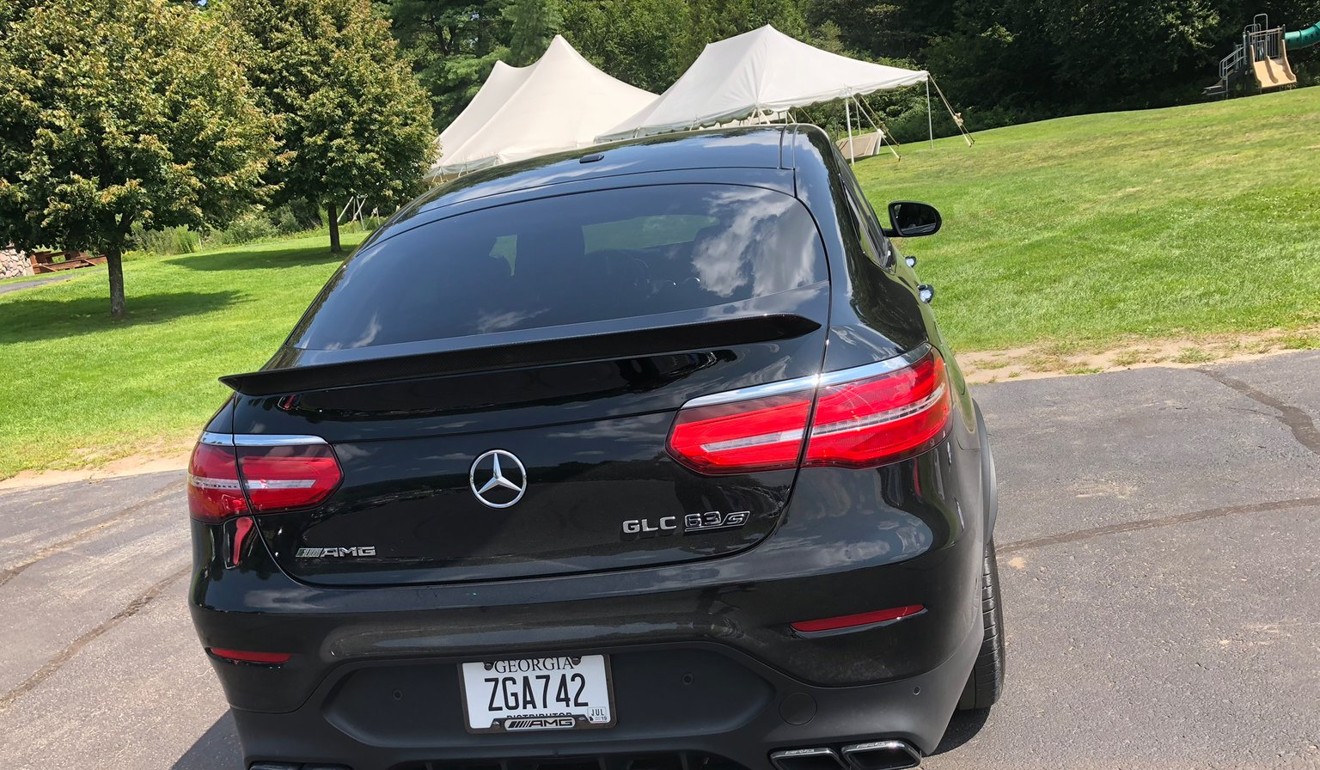 The GLC Coupe looks like a hatchback from the rear.