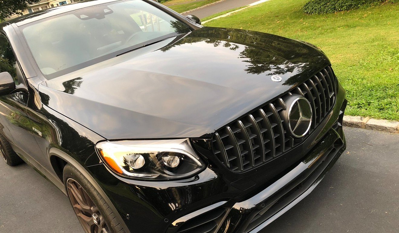 The new Mercedes GLC Coupe, which has been developed to compete with BMW’s successful X4.