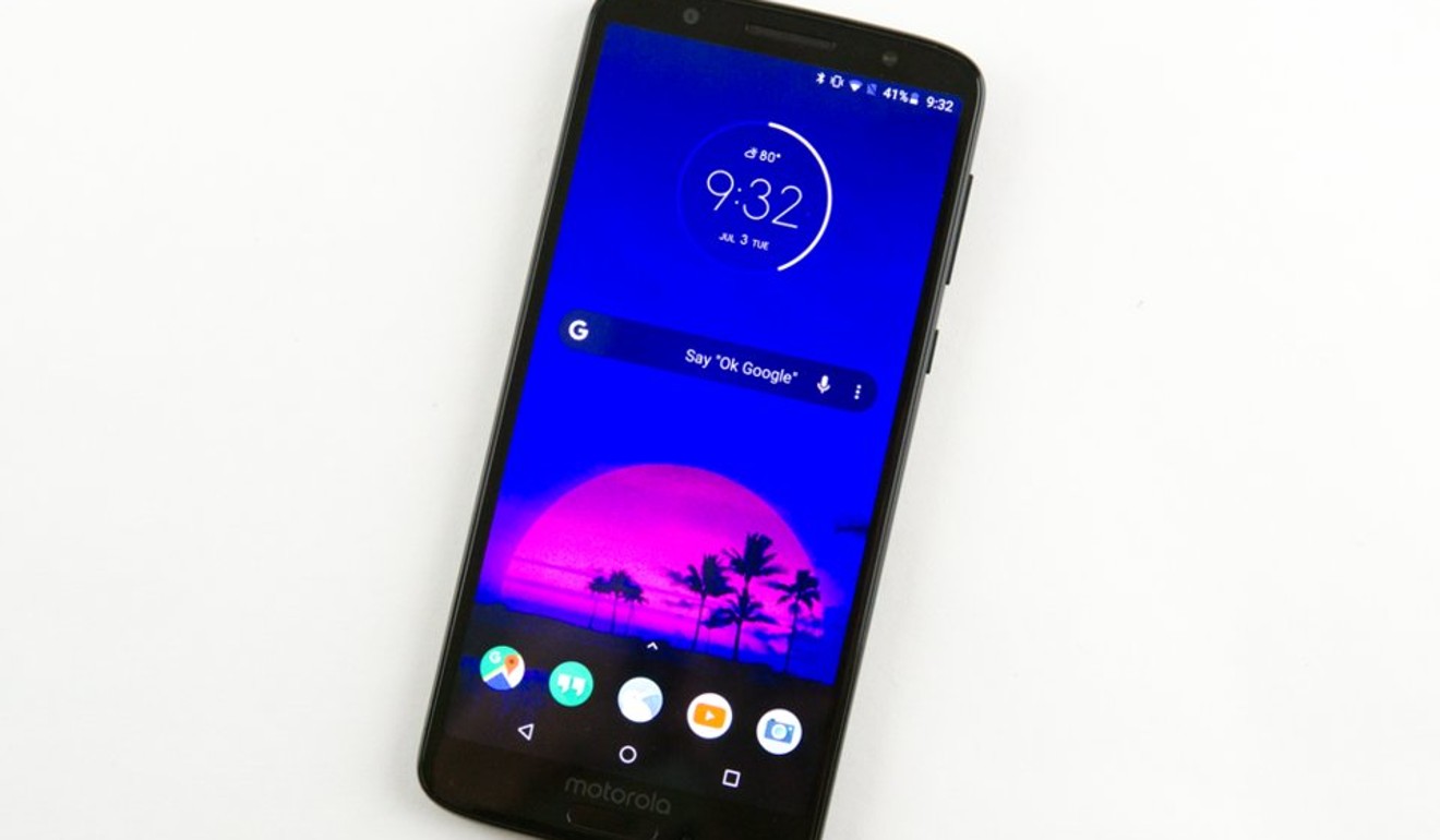 The US$230 Moto G6, which many people believe is the best budget phone on the market.