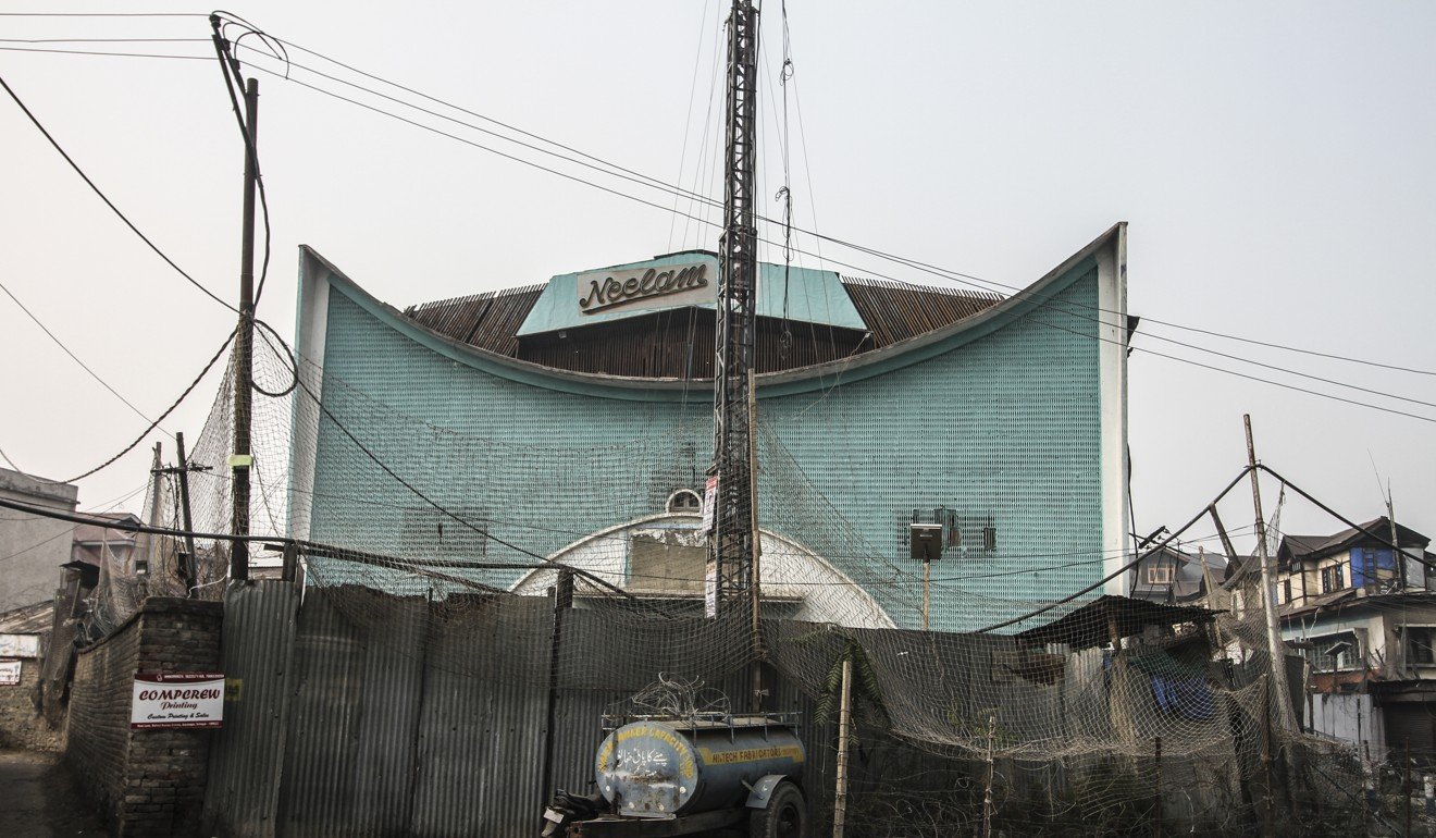 The Neelam cinema now houses security forces. Photo: Sameer Mushtaq