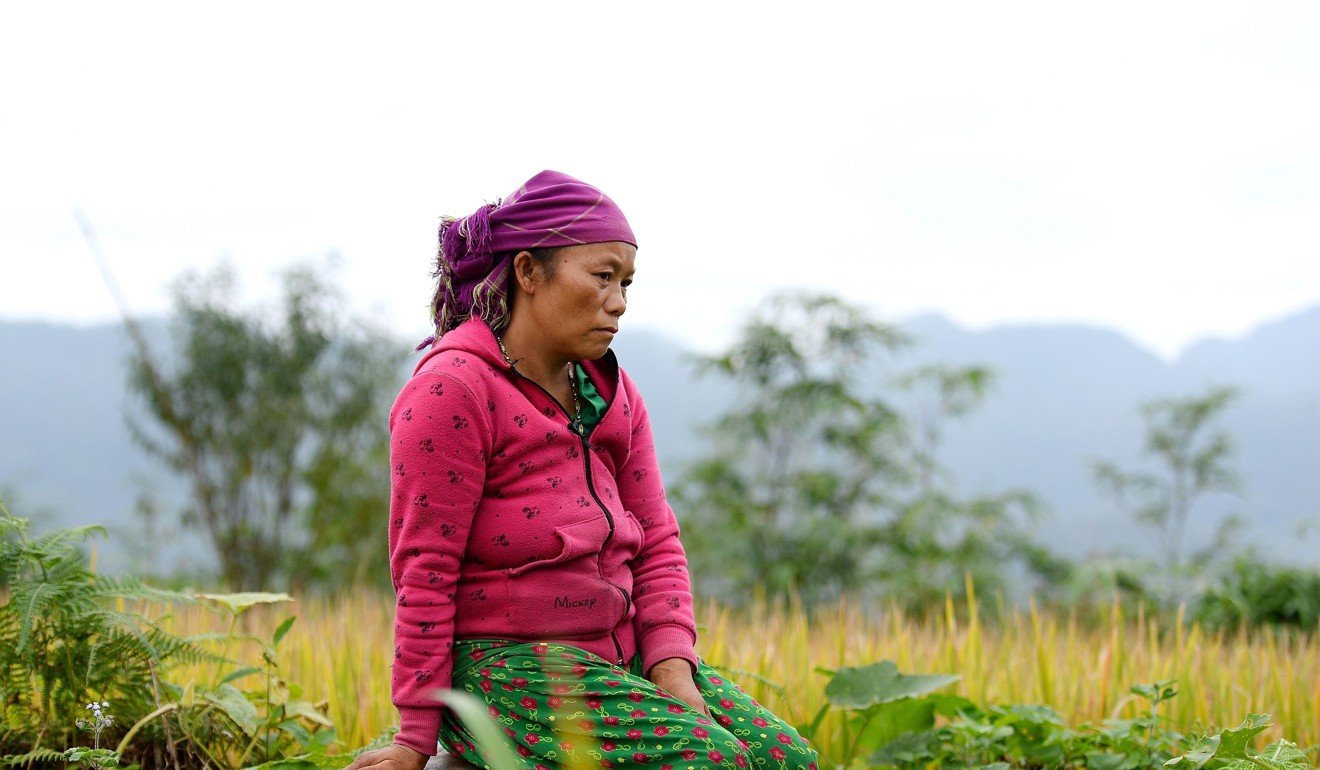 Lau Thi My, victim of trafficking. Photo: AFP