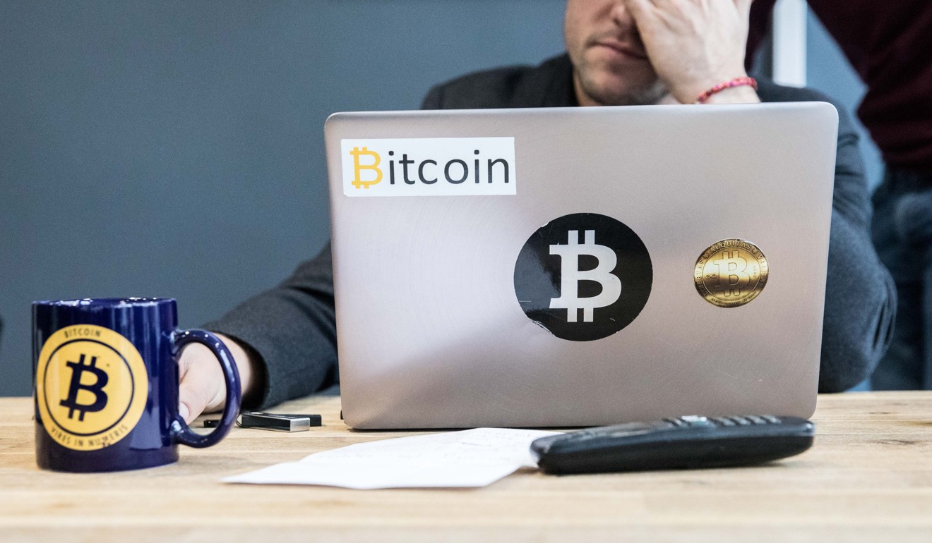 Bitcoin hit a high of US$19,511 last December before collapsing in price. Photo: Bloomberg