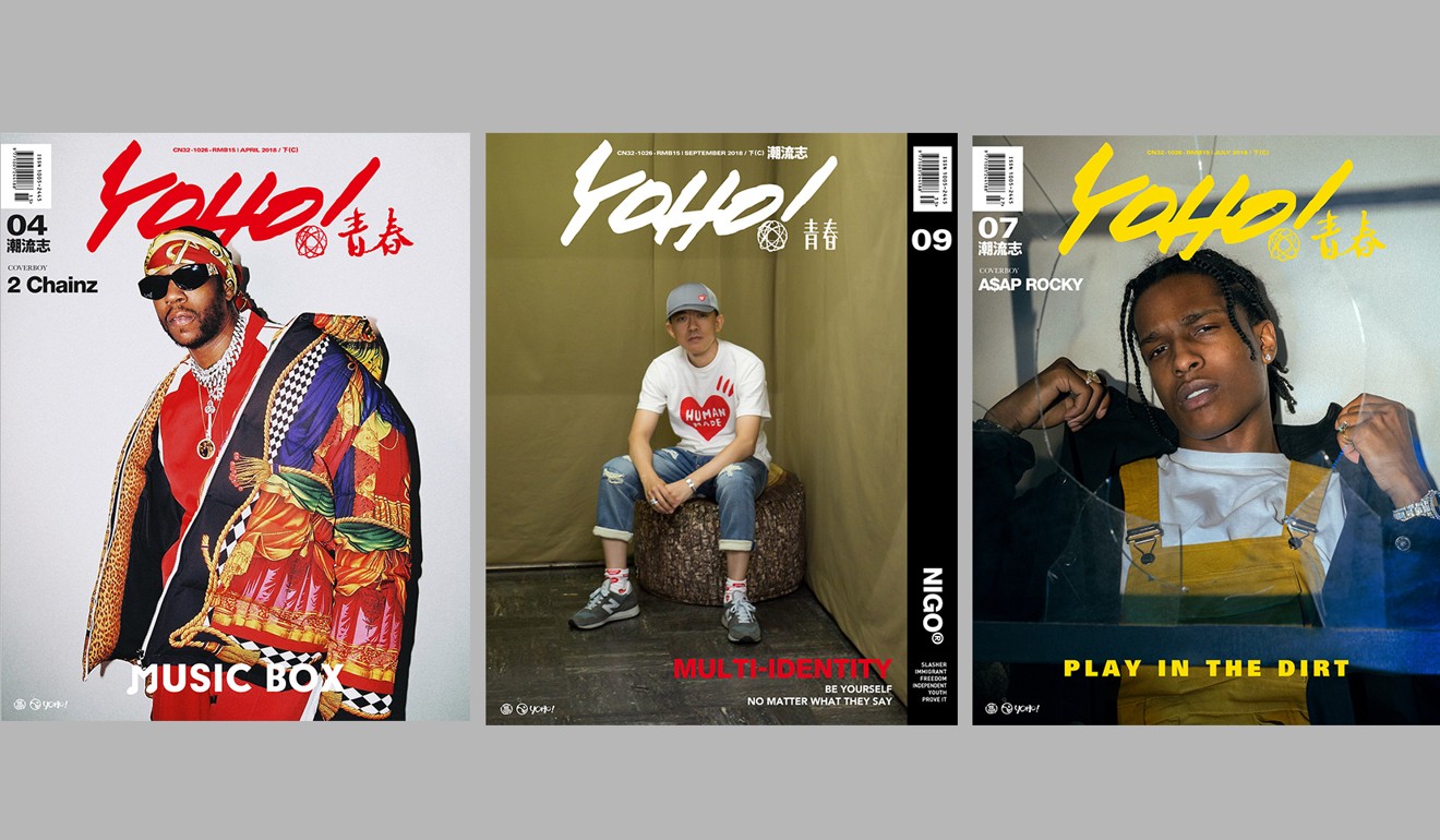 Recent covers of Yoho! magazine.