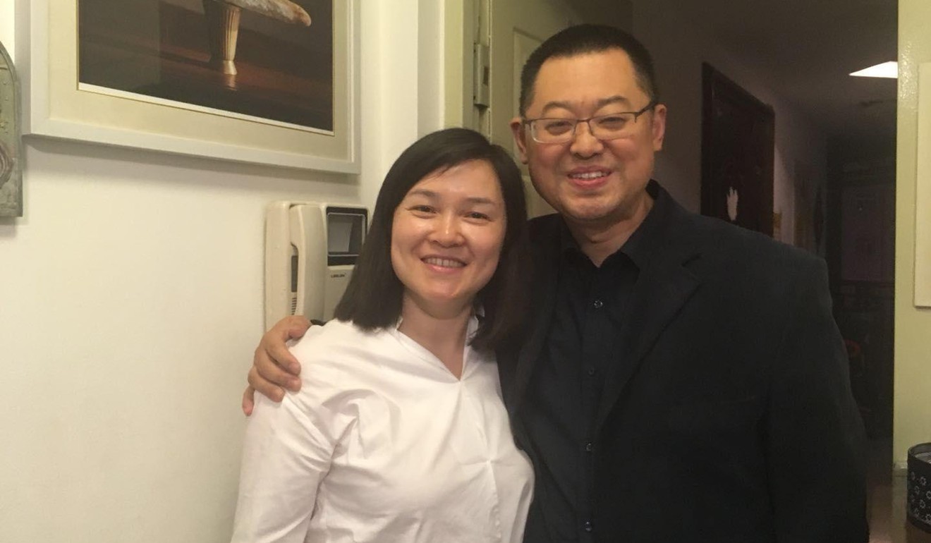 Pastor Wang Yi is seen with wife Jiang Rong in this undated photograph. Both members of the evangelical Early Rain Covenant Church, they were taken by Chinese authorities on December 9. Photo: Early Rain Covenant Church via Facebook