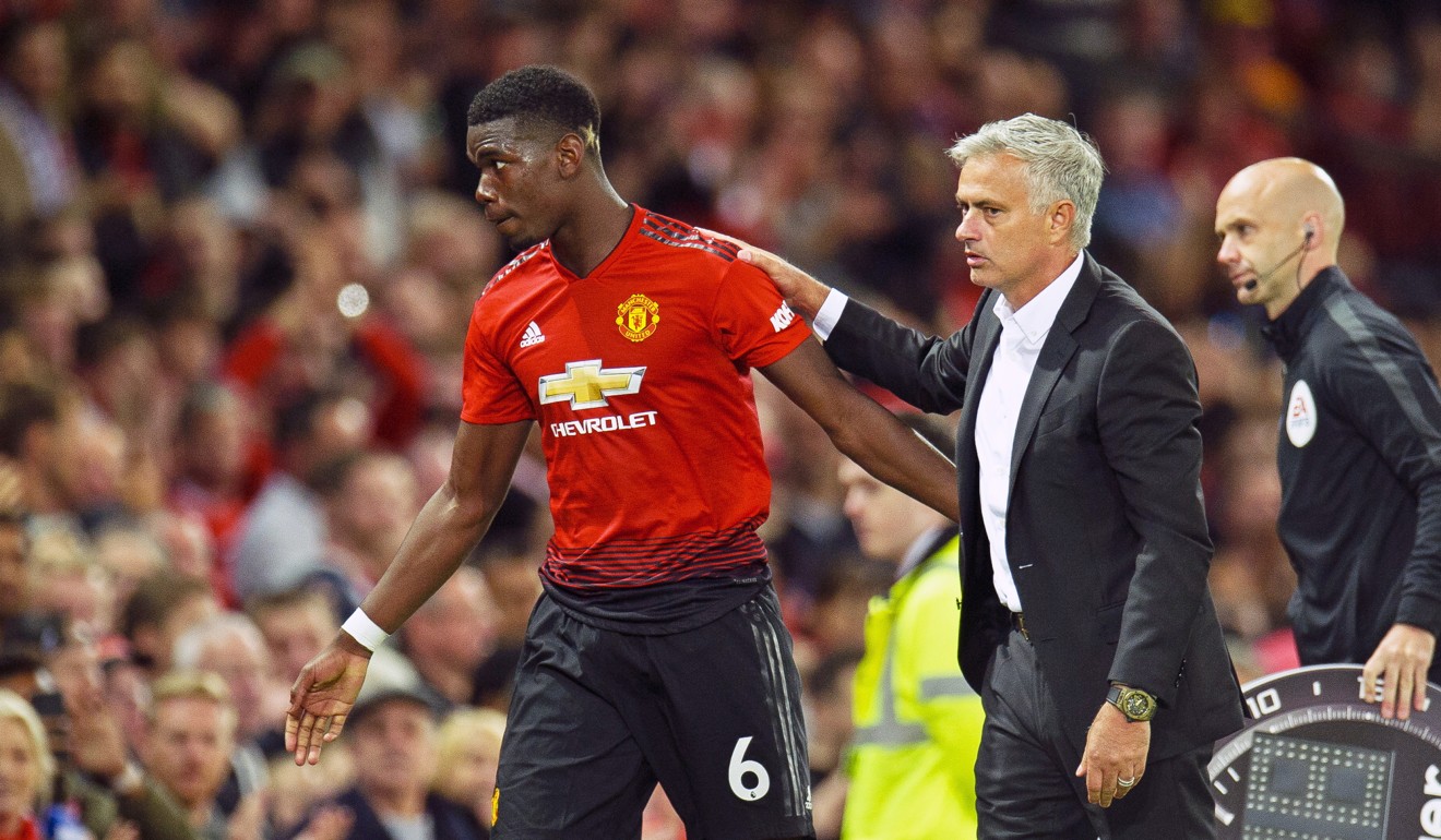 Jose Mourinho fell out with Manchester United’s star player Paul Pogba. Photo: EPA