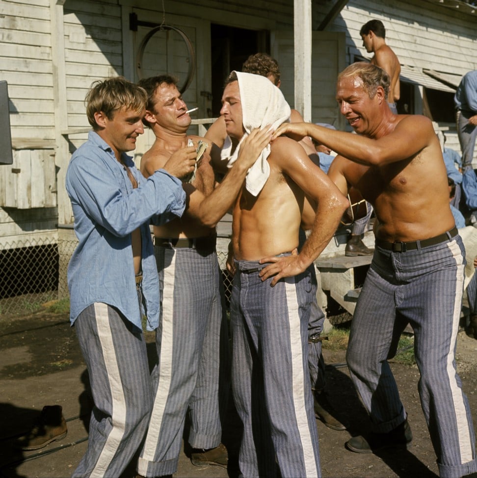 George Kennedy (right) won an Oscar for best supporting actor. Photo: Courtesy of Park Circus/Warner Bros