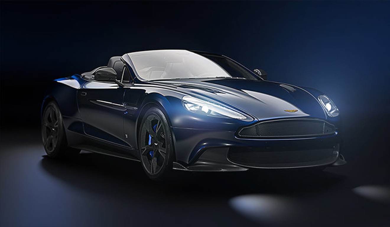 The ‘Tom Brady’ limited edition of the Vanquish S Volante.
