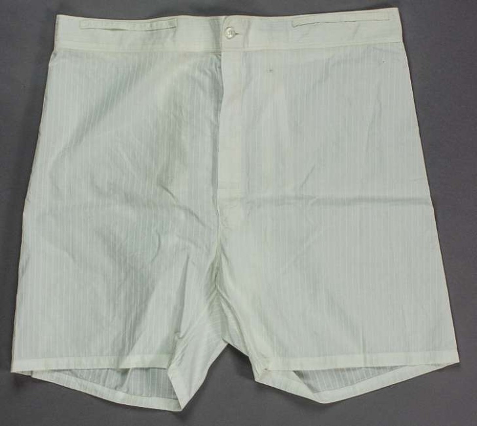 A pair of Adolf Hitler's linen boxer shorts, monogrammed “AH” that were sold by Alexander Historical Auctions for US$6,700. Photo: Alexander Historical Auctions
