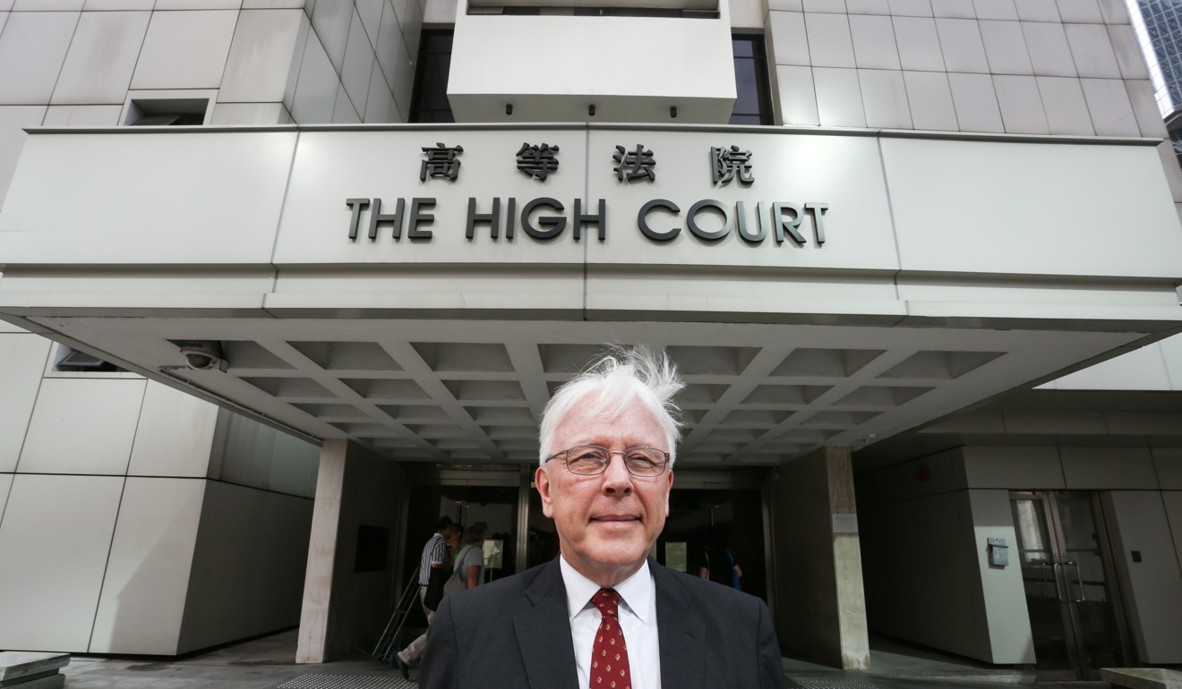 Grenville Cross, former director of public prosecutions, said he was surprised by Cheng being ‘wholly unaware of her own department’s publicly announced policy’. Photo: Jonathan Wong