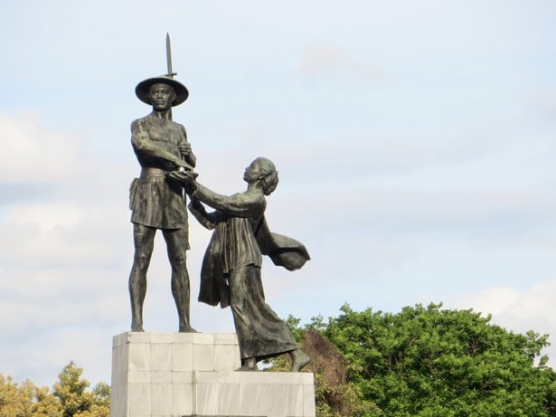 The Heroes Monument, another Sukarno-era creation. Photo: Shutterstock