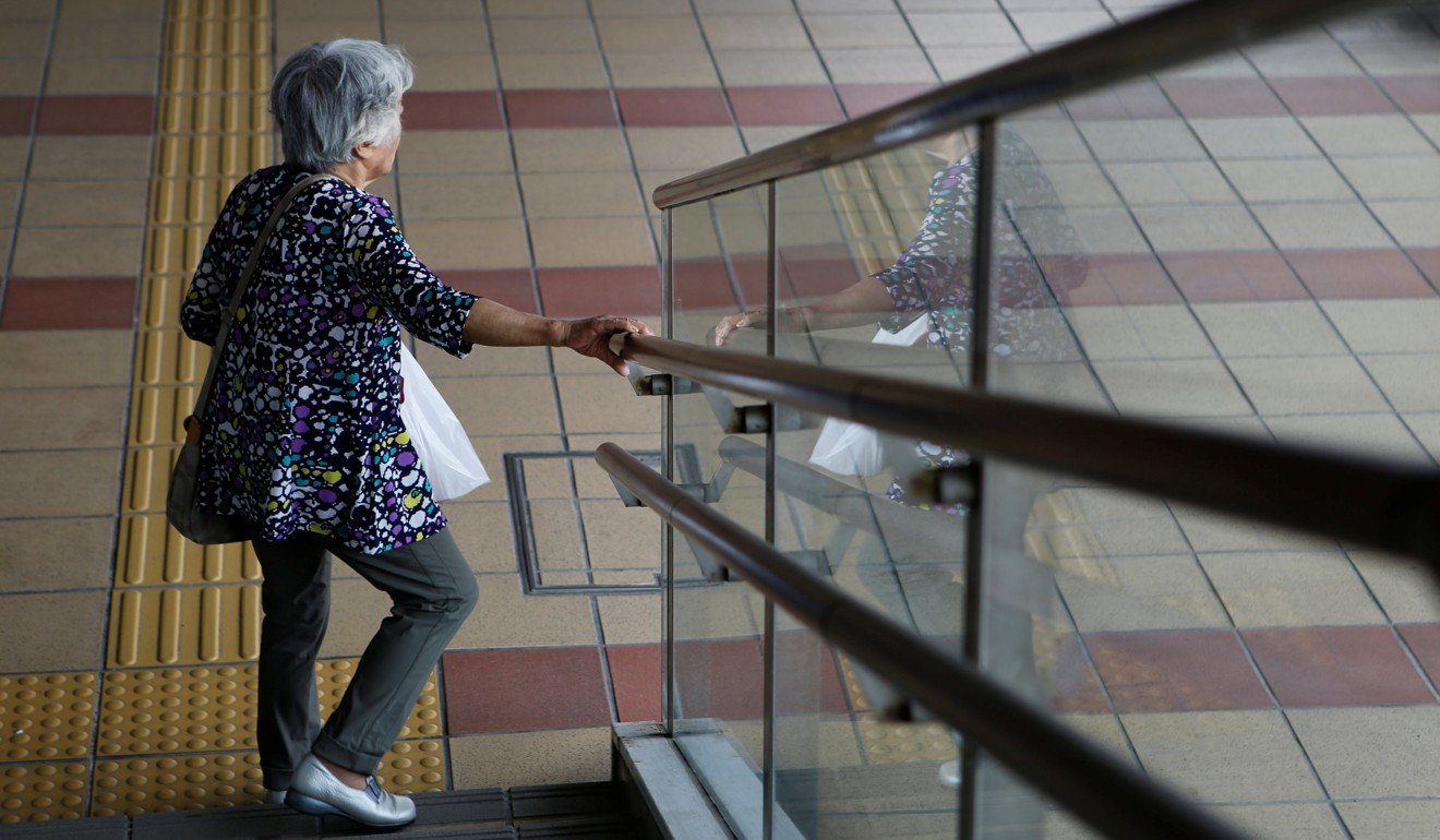 An elderly woman in Akita prefecture, in northern Japan, on June 23. The greying of Japan’s population is connected to its economic stagnation since the early 1990s. Photo: Reuters