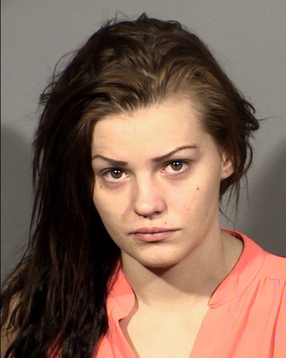This undated Clark County Detention Centre booking photo shows Krystal Whipple, 21, of Las Vegas. Police said Whipple is sought as the suspect who used a stolen car to run over and kill nail salon owner, Nhu “Annie” Ngoc Quynh Nguyen. Photo: AP