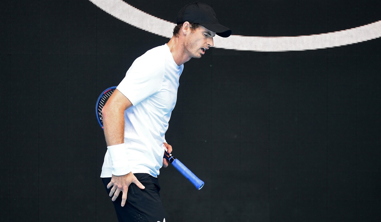 Andy Murray’s career has been severely hampered by a persistent hip injury and surgery hasn’t been successful. Photo: EPA