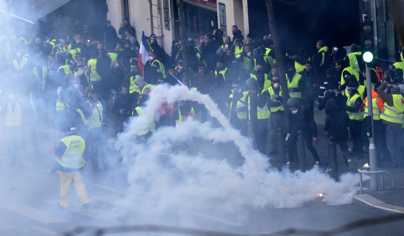 French Yellow Vests Protest Despite Emmanuel Macrons Outreach South China Morning Post 0758