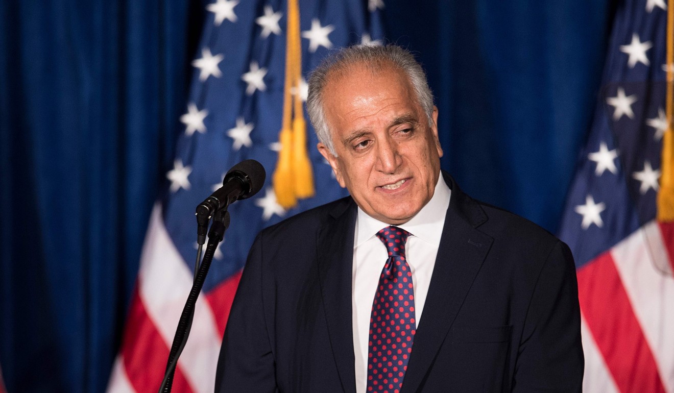 US special envoy for peace in Afghanistan Zalmay Khalilzad