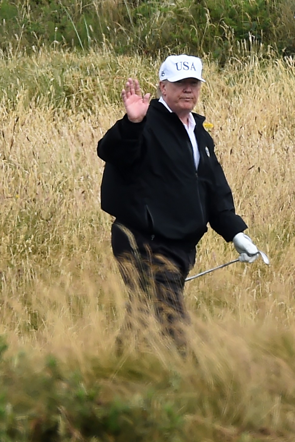 US President Donald Trump during a round of golf in Turnberry, Scotland in 2018. File photo: AFP