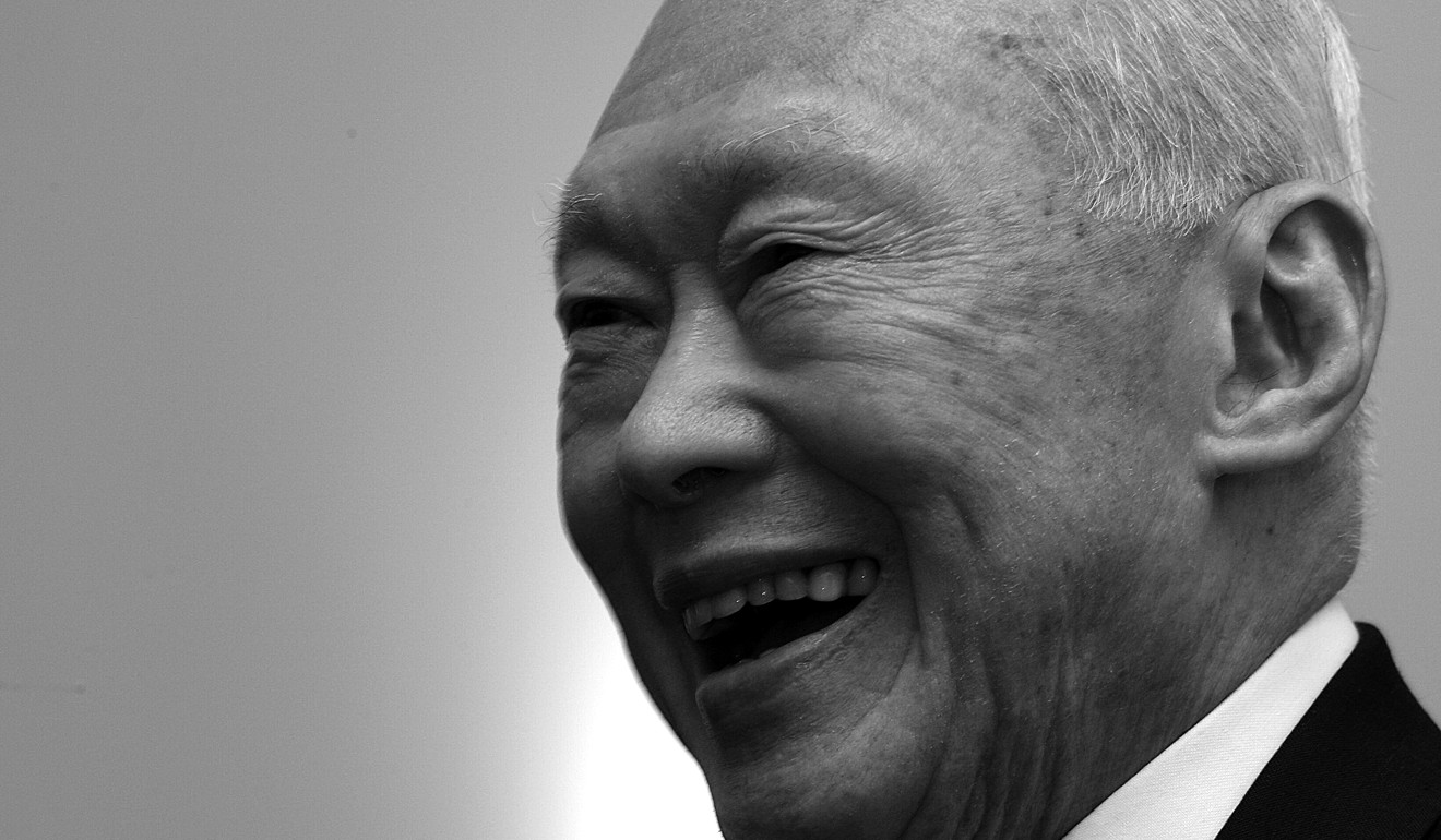 Singapore’s founding father Lee Kuan Yew. Photo: AP