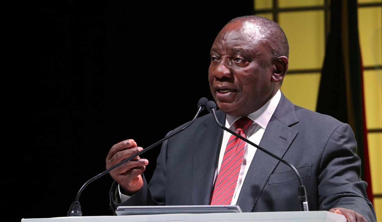 South Africa's President Cyril Ramaphosa addresses the Investing in African Mining Indaba conference in Cape Town, South Africa February 5, 2019. Photo: Reuters