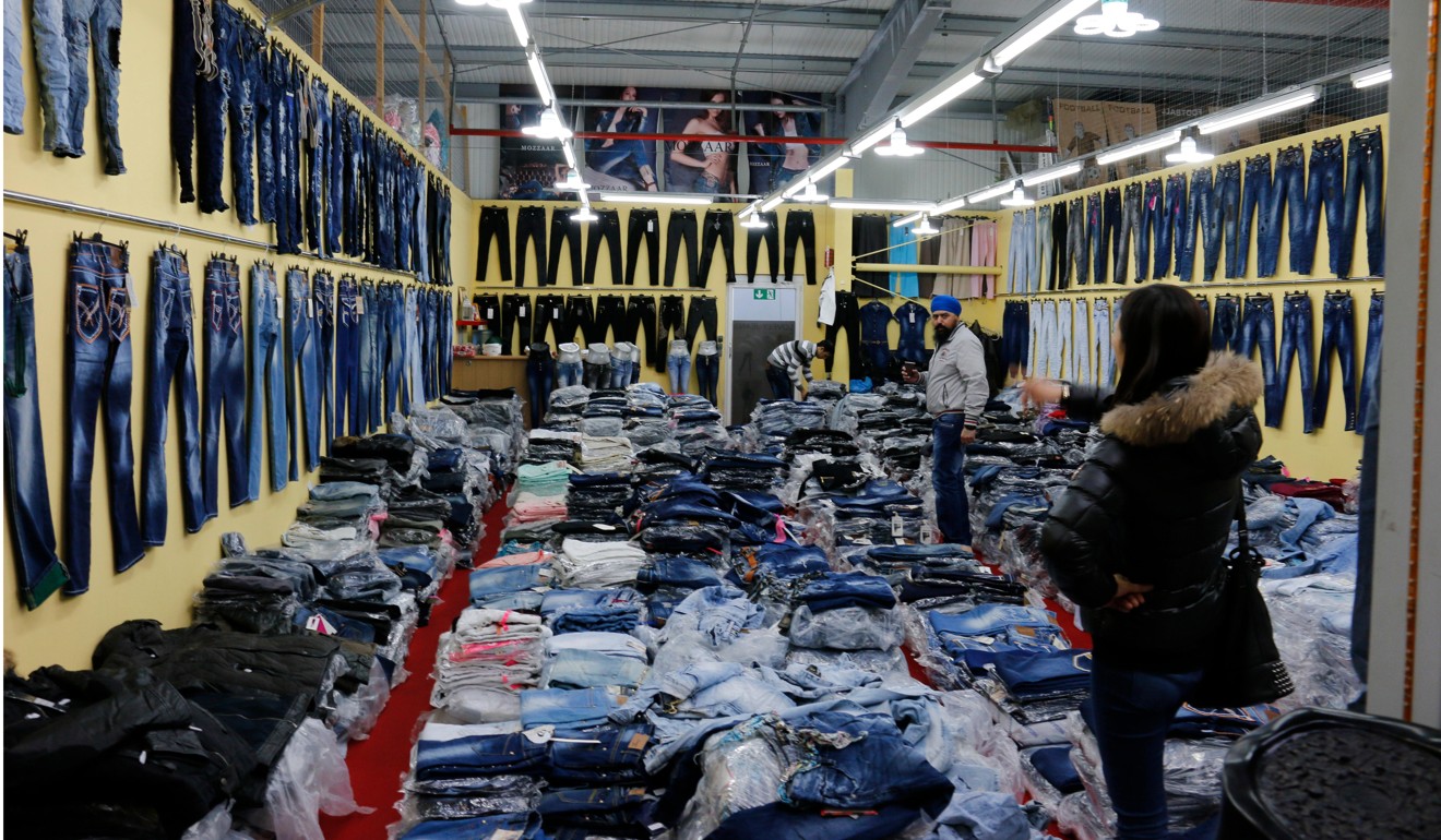 A clothes shop inside the Dong Xuan Centre. Photo: Alamy