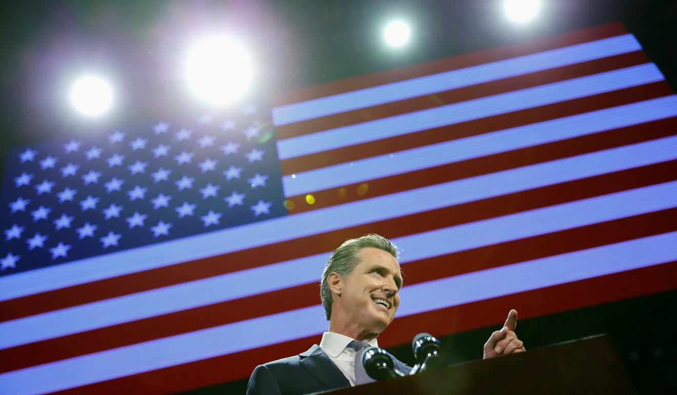 California’s Democrat Governor Gavin Newsom. File photo: Reuters