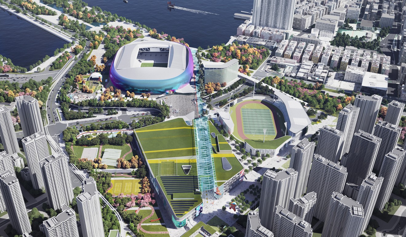 The Kai Tak Sports Park, on the harbourfront, could revitalise Hong Kong’s ailing sporting scene and inject the Hong Kong Sevens with new life. Photo: Handout