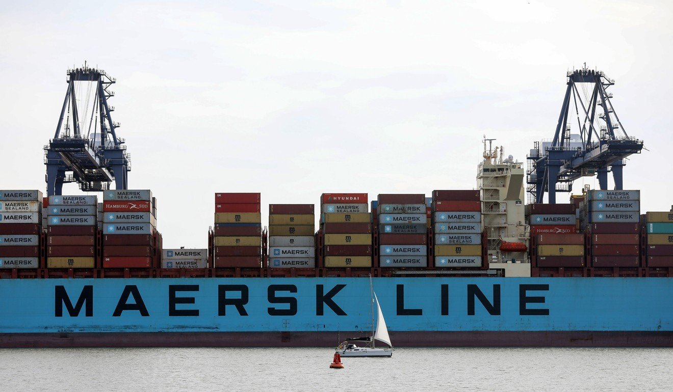 A spokesman for Maersk, the world’s biggest shipping company, said: “We are currently preparing for many scenarios and our main objective is to protect our customers’ business and supply chains.” Photo: Bloomberg