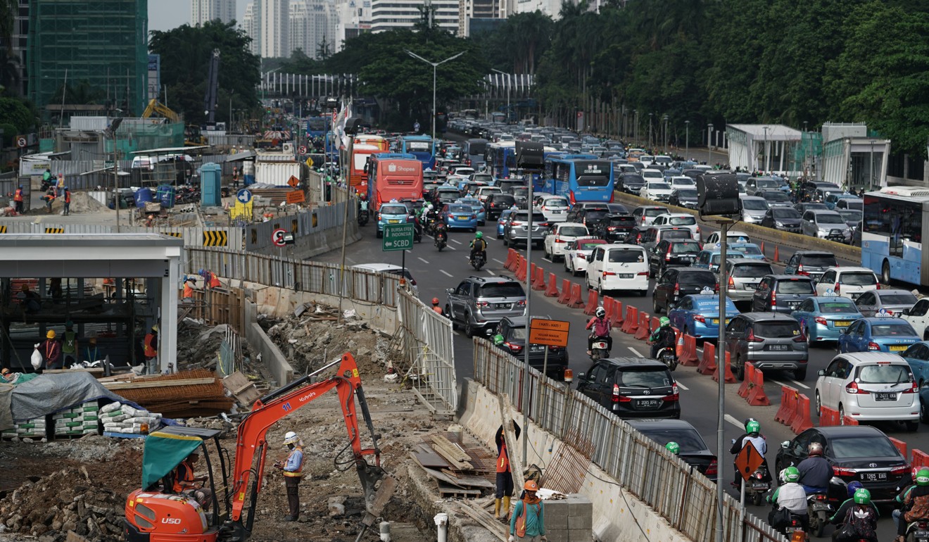 Jakarta still needs to build an integrated public transport system involving its subway, metro and buses. Photo: Bloomberg