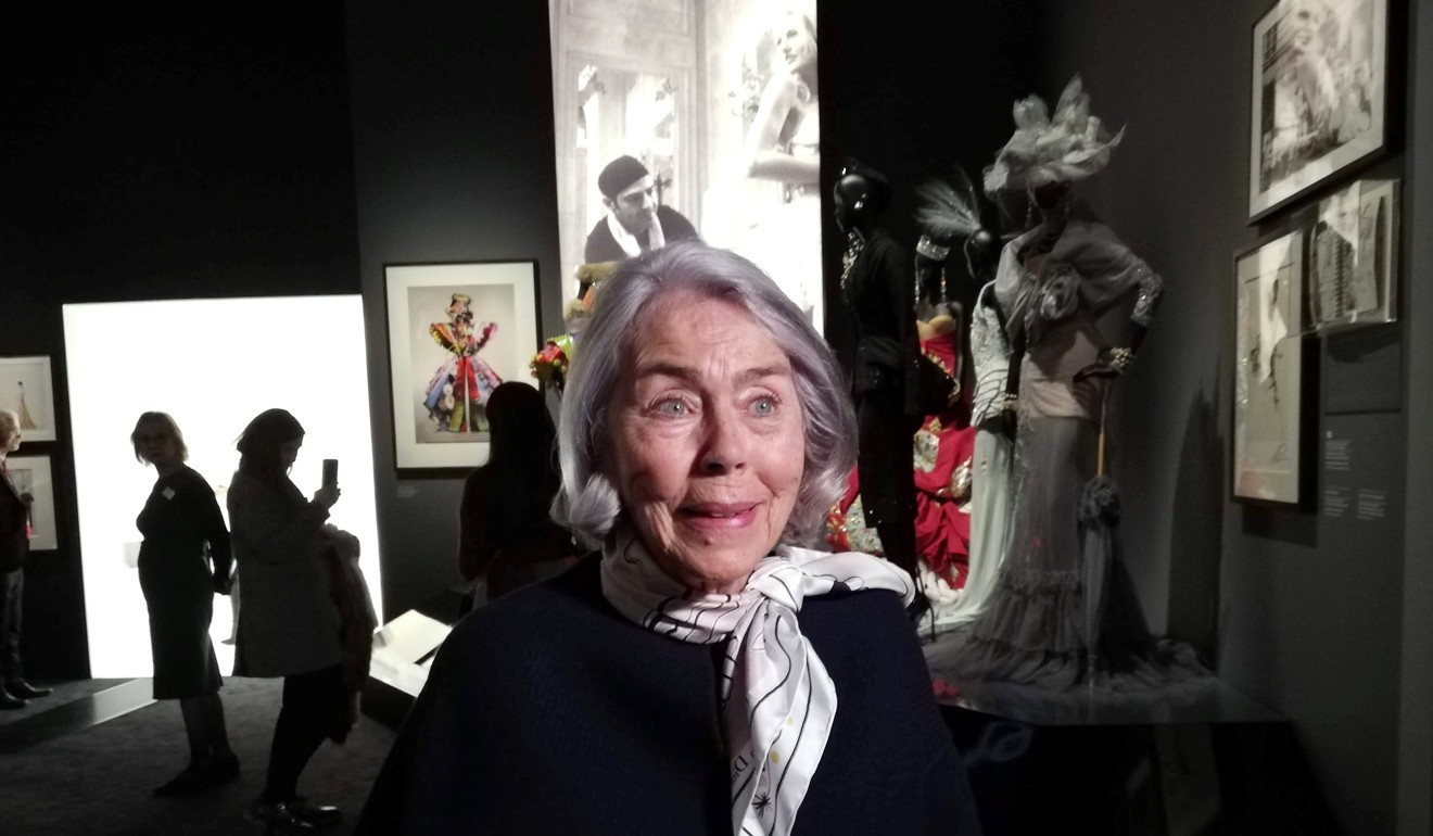 Former model Odile Kern at the ‘Christian Dior: Designer of Dreams’ exhibition in London. Photo: Reuters