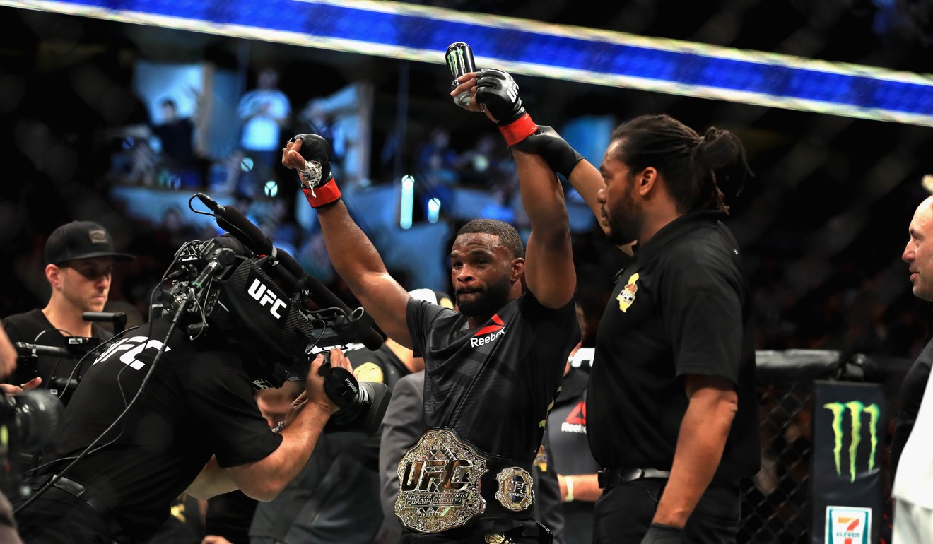 Tyron Woodley defends his title against Kamaru Usman at UFC 235. Photo: AFP