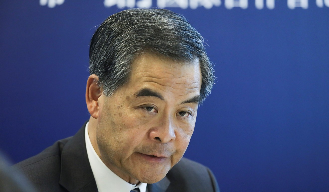 Leung Chun-ying says comments by one of the students are ridiculous. Photo: Tory Ho