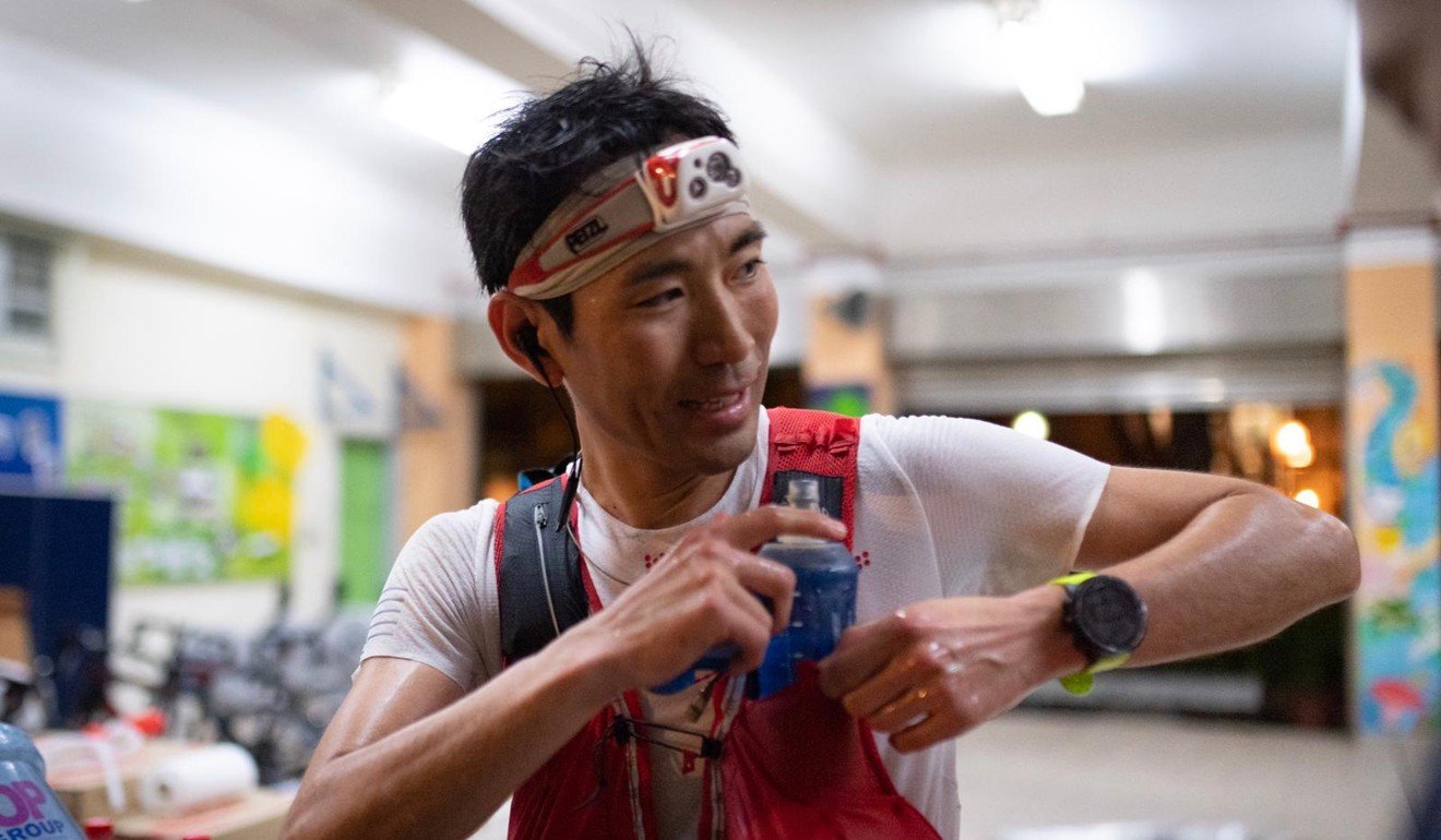 Kazufumi Ose is victorious in the TransLantau 100. Photo: Sunny Lee