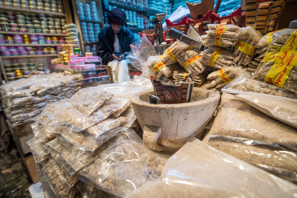 Frankincense for sale in a Muscat souk. Picture: Alamy