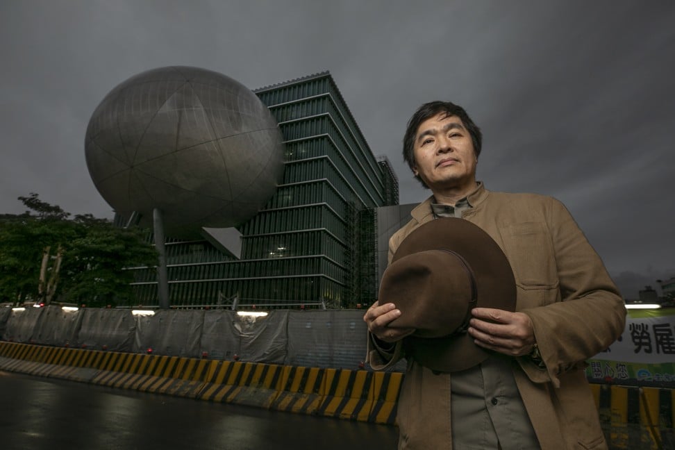 Austin Wang, director of the Taipei Performing Arts Centre (TPAC), at the construction site of the centre. Photo: Antony Dickson