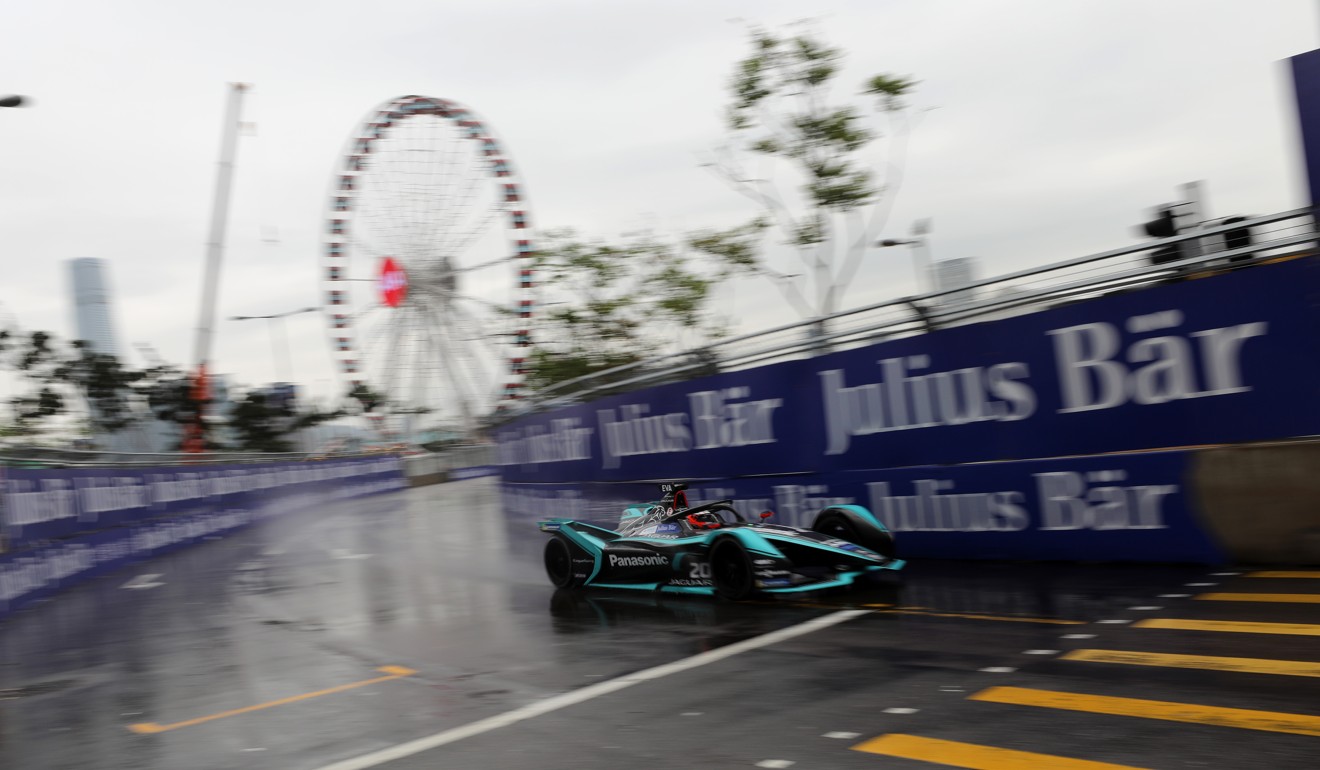 Mitch Evans of Panasonic Jaguar Racing during a rain-soaked qualifying session.Photo: Sam Tsang