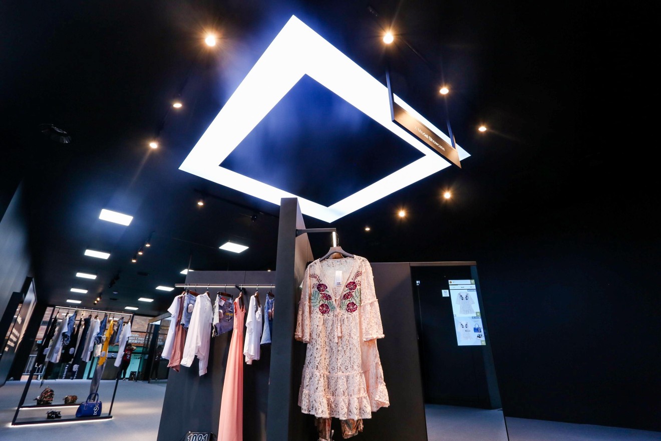 This Guess store in Hong Kong is Alibaba's first public-facing Fashion AI store. (Picture: Alibaba)