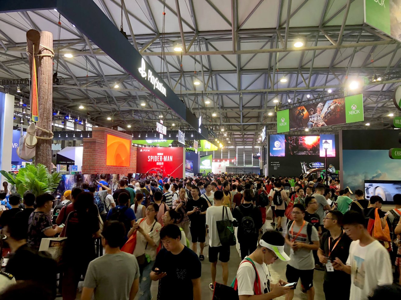 ChinaJoy isn’t just for Chinese companies — Sony, Microsoft, Nvidia, Ubisoft and many other Western gaming companies have a huge presence here.