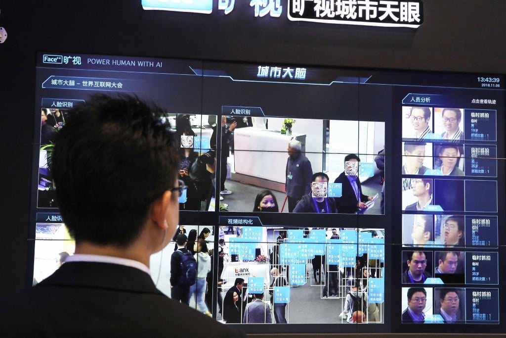 A facial recognition system from Chinese AI startup Megvii at the World Internet Conference 2018 in Wuzhen, China. (Picture: South China Morning Post)