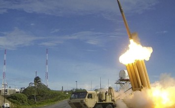 The THAAD missile system being tested at an undisclosed location in the US. Photo: EPA