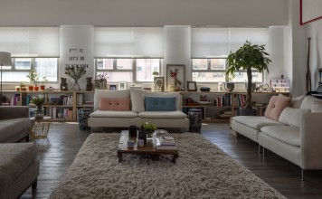 A 2,600 sq ft former warehouse in one of Hong Kong’s grittier neighbourhoods has been transformed into a space reminiscent of a trendy Manhattan home