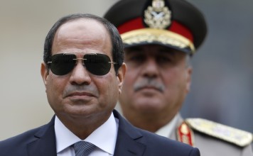 Egyptian President Abdel-Fattah el-Sisi has warned that Islamic State militants may be fleeing to Libya after being pushed from neighbouring Iraq and Syria. Photo: AP