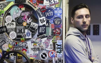 PCassady Winston, owner of XXX Gallery in Tai Kok Tsui. Photo: KY Cheng