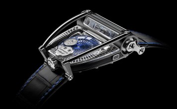 MB&F’s MoonMachine2 features the world’s first projected moonphase display.