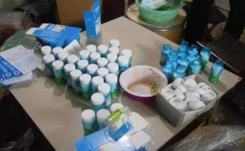 The diet pills contained sibutramine, an appetite suppressant banned in China. Photo: Yangtze Evening Post