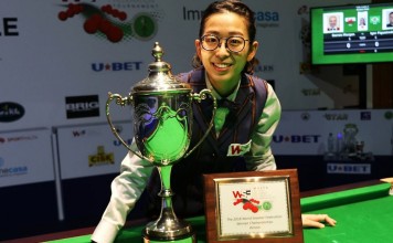 Ng On-yee with her 2018 trophy. Photo: WLBS