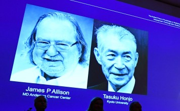 The two winners’ discoveries constitute a landmark in the fight against cancer, according to a statement from the Nobel Assembly